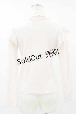 画像2: MILK / ANGEL フリルハイネックニット  ピンク H-25-09-23-027-ML-TO-KB-ZH