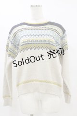 Jane Marple Dans Le Salon / サイドZIPニット M ベージュ H-25-09-23-030-JM-TO-KB-ZH