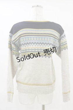 画像2: Jane Marple Dans Le Salon / サイドZIPニット M ベージュ H-25-09-23-030-JM-TO-KB-ZH