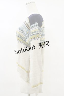 画像3: Jane Marple Dans Le Salon / サイドZIPニット M ベージュ H-25-09-23-030-JM-TO-KB-ZH