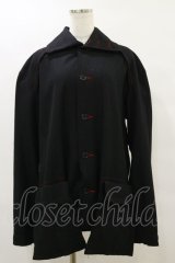 h.ANARCHY / カラーステッチウールジャケット  黒×赤 H-25-09-23-035-HN-JA-KB-ZH