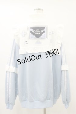 画像2: ACDC RAG / GAME OVERフリルジャケット  パステルブルー H-25-09-23-037-PU-JA-KB-ZH