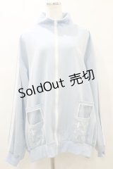 ACDC RAG / GAME OVERジャージジャケット  パステルブルー H-25-09-23-038-PU-TO-KB-ZH