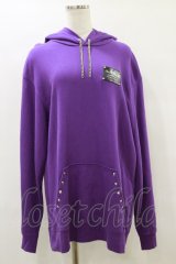 SEX POT ReVeNGe / チェーンフードプルパーカー  パープル H-25-09-23-039-SP-TO-KB-ZH