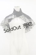 MARBLE / ゴシック調十字架付き立ち衿ケープ  ブラック H-25-09-23-004-GO-JA-KB-ZH