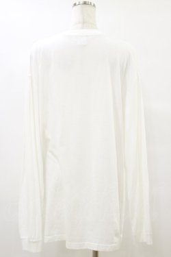 画像2: NieR Clothing / プリントLONG CUTSEW XL 白 H-25-09-23-040-PU-TO-KB-ZH