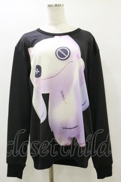 画像1: NieR Clothing / プリントSWEAT   黒 H-25-09-23-042-PU-TO-KB-ZH
