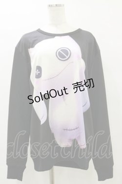 画像1: NieR Clothing / プリントSWEAT   黒 H-25-09-23-042-PU-TO-KB-ZH
