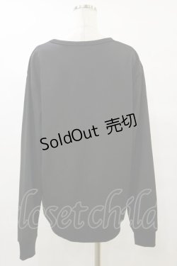 画像2: NieR Clothing / プリントSWEAT   黒 H-25-09-23-042-PU-TO-KB-ZH