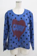 Candy Stripper / CANDY HEART DOT KNIT  ブルー H-25-09-24-026-PU-TO-KB-ZH
