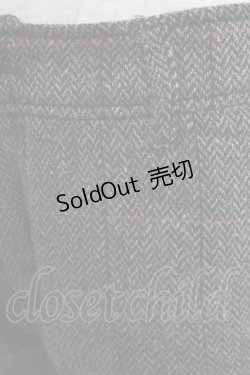 画像4: PEACE NOW / ウールチェックハーフパンツ  グレー H-25-09-24-033-PU-PA-KB-ZH