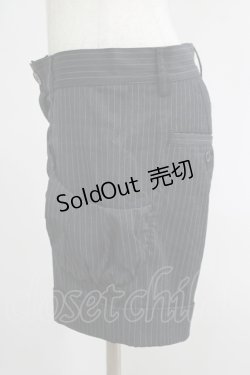 画像2: WORLD WIDE LOVE！(Rydia) / ストライプショートパンツ  グレー H-25-09-24-034-PU-PA-KB-ZH