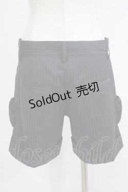 画像3: WORLD WIDE LOVE！(Rydia) / ストライプショートパンツ  グレー H-25-09-24-034-PU-PA-KB-ZH