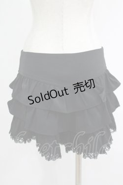 画像5: Qutie Frash / カマーベルト付フリルパンツ  黒 H-25-09-24-035-QU-PA-KB-ZH