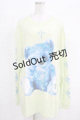 TRAVAS TOKYO / ロゴプリントクマロンT  ライトイエロー H-25-09-24-042-PU-TO-KB-ZH