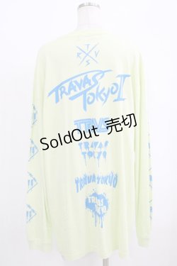 画像3: TRAVAS TOKYO / ロゴプリントクマロンT  ライトイエロー H-25-09-24-042-PU-TO-KB-ZH