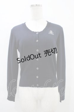 画像1: Jane Marple / Angel EMBカーディガン  ネイビー H-25-09-24-1040-JM-TO-KB-ZH