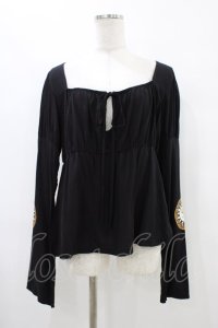 KILL STAR / EVIL'S HARVEST TOP L 黒 H-25-09-24-1041-SL-TO-KB-ZH