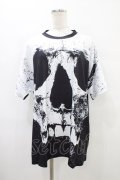 HELL CAT PUNKS / フルグラフィックBIG Tシャツ F 黒 H-25-09-24-1052-PU-TO-KB-ZH