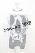 HELL CAT PUNKS / フルグラフィックBIG Tシャツ F 黒 H-25-09-24-1052-PU-TO-KB-ZH