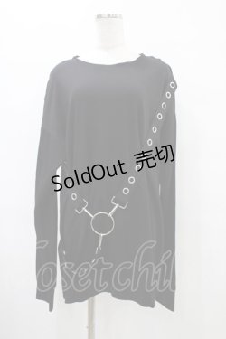 画像1: KILL STAR / Ruckus Long Sleeve Top M 黒 H-25-09-24-1059-SL-TO-KB-ZH