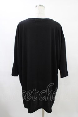 画像2: HELL CAT PUNKS / HORROR NIGHT七分袖ビッグTシャツ F 黒 H-25-09-24-1060-PU-TO-KB-ZH