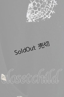 画像3: 【SALE】SEX POT ReVeNGe / プリント半袖ロングZIPパーカー  黒 H-25-09-24-1061-SP-TO-KB-ZT495