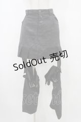 h.ANARCHY / レッグカバー付スカート  黒 H-25-09-24-1022-HN-SK-KB-ZH