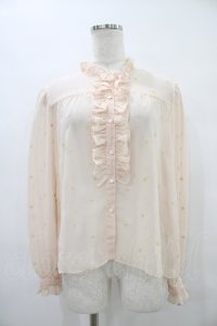 MILK / シャドウスターブラウス  ピンクベージュ H-25-09-24-1028-ML-BL-KB-ZH