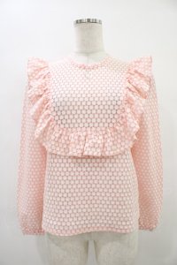 MILK / ミラージュブラウス  ピンク H-25-09-24-1029-ML-BL-KB-ZH