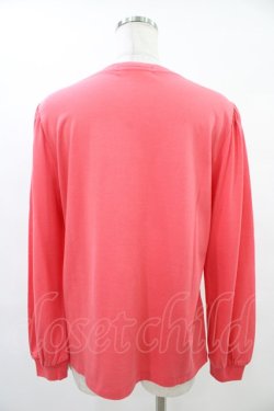 画像2: Jane Marple / Monogram embroidery pullover  ピンク H-25-09-24-1030-JM-TO-KB-ZH