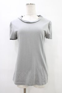 Jane Marple / ハイネック半袖カットソー M グレー H-25-09-24-1033-JM-TO-KB-ZH