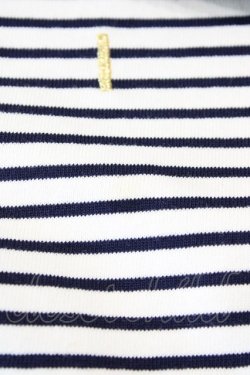 画像3: MILK / Lace upボーダートップス  オフ H-25-09-24-1035-ML-TO-KB-ZH