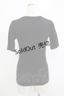 画像3: Qutie Frash / 半袖カットソー  黒 H-25-09-24-052-QU-TO-KB-ZH