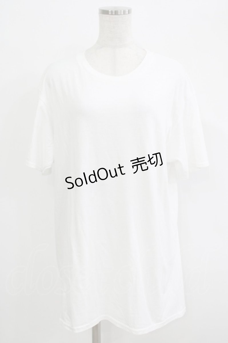 画像1: 【SALE】NieR CLOTHING / バックプリントTシャツ  白 H-25-09-24-056-PU-TO-KB-ZT151 (1)