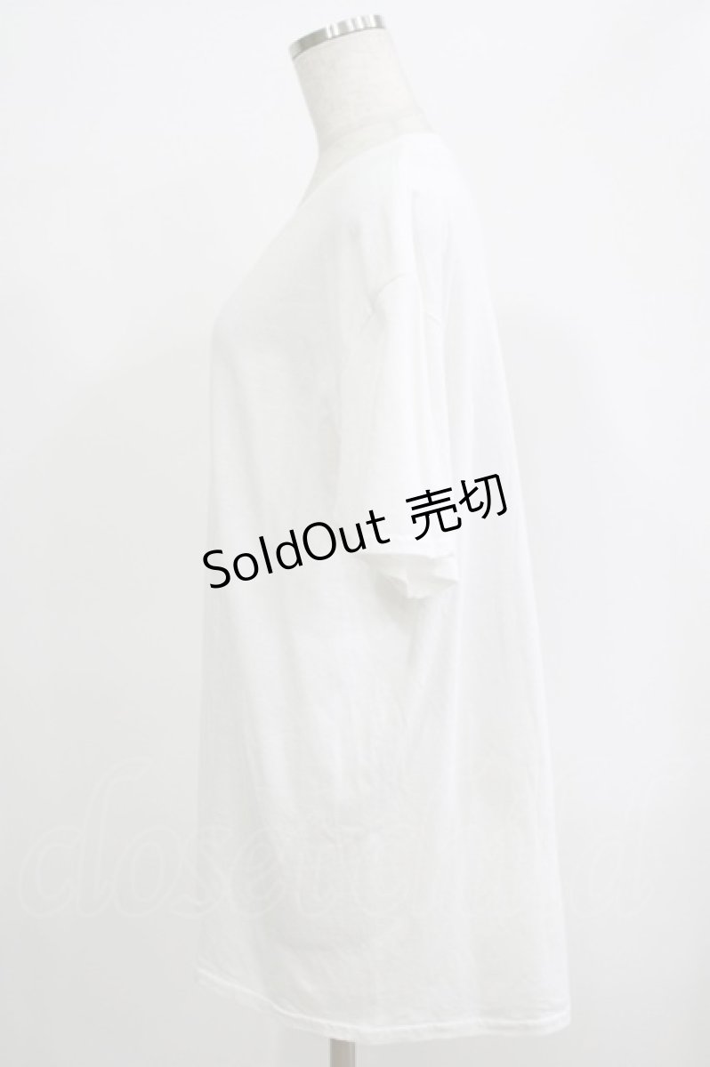 画像2: 【SALE】NieR CLOTHING / バックプリントTシャツ  白 H-25-09-24-056-PU-TO-KB-ZT151 (2)