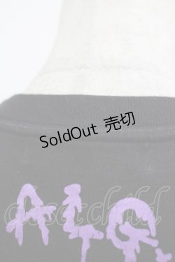 画像4: ALGONQUINS / プリントロングスリーブカットソー  黒 H-25-09-24-061-AL-TO-KB-ZH