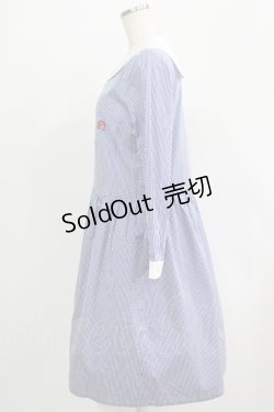 画像5: ネバアランド / 仔羊エプロンワンピース  青 H-25-09-24-001-LO-OP-KB-ZH