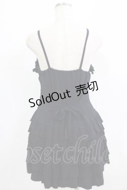 画像3: MARBLE / フリルミニワンピース  黒×青 H-25-09-24-013-GO-OP-KB-ZH