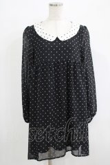 WORLD WIDE LOVE！(Rydia) / 配色スターワンピース  黒×白 H-25-09-24-017-PU-OP-KB-ZH