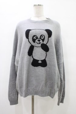 画像1: Candy Stripper / BELOVED PEPE KNIT 2 グレー H-25-09-25-1041-PU-TO-KB-ZH