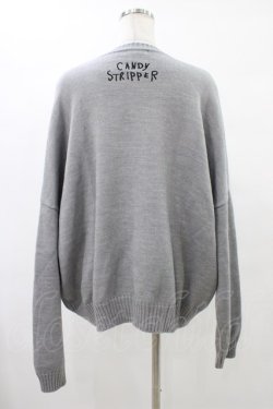 画像2: Candy Stripper / BELOVED PEPE KNIT 2 グレー H-25-09-25-1041-PU-TO-KB-ZH