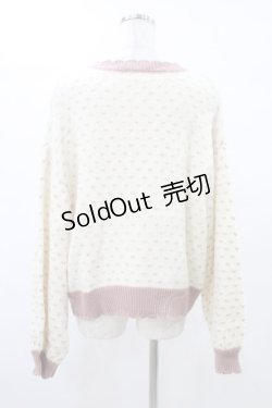 画像2: merry jenny / flower gardenニットカーディガン  ピンク H-25-09-25-1043-LO-TO-KB-ZH
