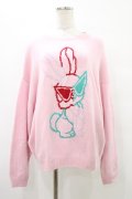 Candy Stripper / COOL BUNNY KNIT  ピンク H-25-09-25-1044-PU-TO-KB-ZH
