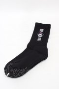Candy Stripper / PEPE RIB SOCKS  黒 H-25-09-25-1006-PU-ZA-KB-ZH