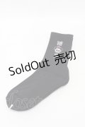 Candy Stripper / PEPE RIB SOCKS  黒 H-25-09-25-1006-PU-ZA-KB-ZH