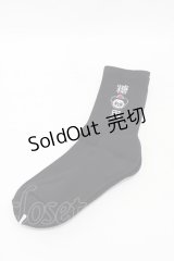 Candy Stripper / PEPE RIB SOCKS  黒 H-25-09-25-1006-PU-ZA-KB-ZH