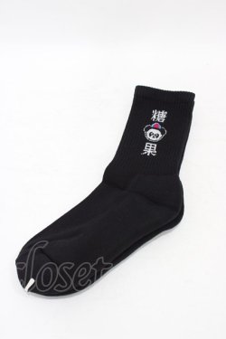 画像1: Candy Stripper / PEPE RIB SOCKS  黒 H-25-09-25-1006-PU-ZA-KB-ZH