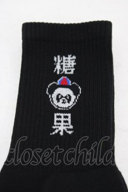 画像2: Candy Stripper / PEPE RIB SOCKS  黒 H-25-09-25-1006-PU-ZA-KB-ZH