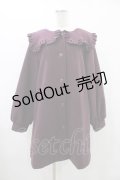 merry jenny / Aラインセーラーコート  ボルドー H-25-09-25-1061-LO-CO-KB-ZH